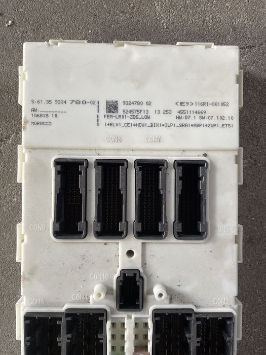 BMW 9324780 FEM sterownik moduł komputer skrzynka bezpieczników