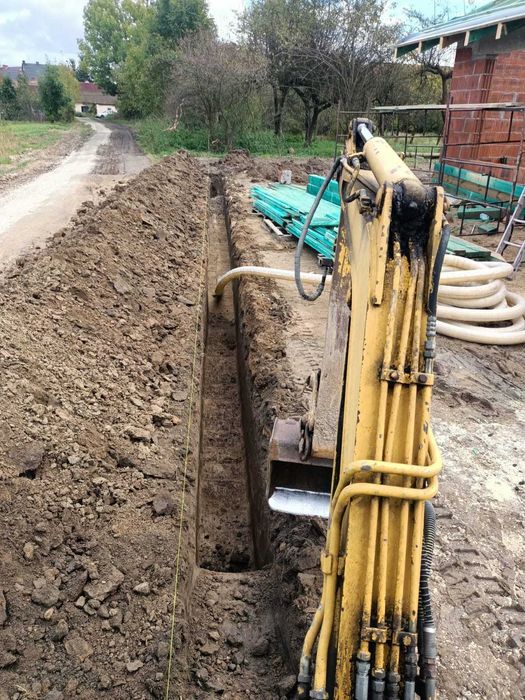 Usługi koparką,mini koparką