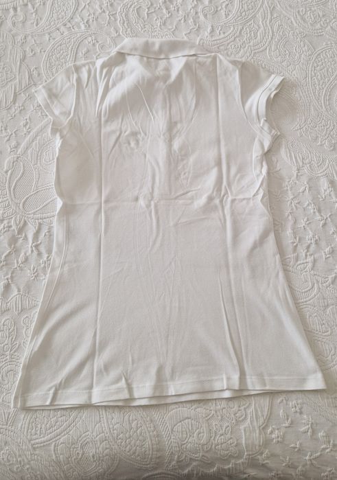 Polo branco, Calvin Klein, tamanho XS