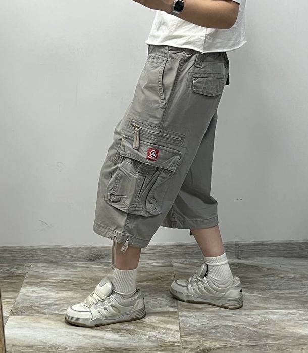 Вінтажні широкі шорти Molecule Baggy cargo shorts rap широкие шорты карго бегги