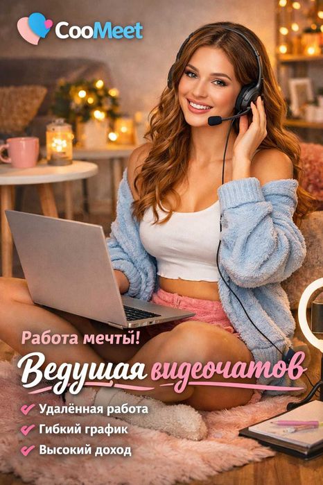 Менеджер видеочата (удаленно)
