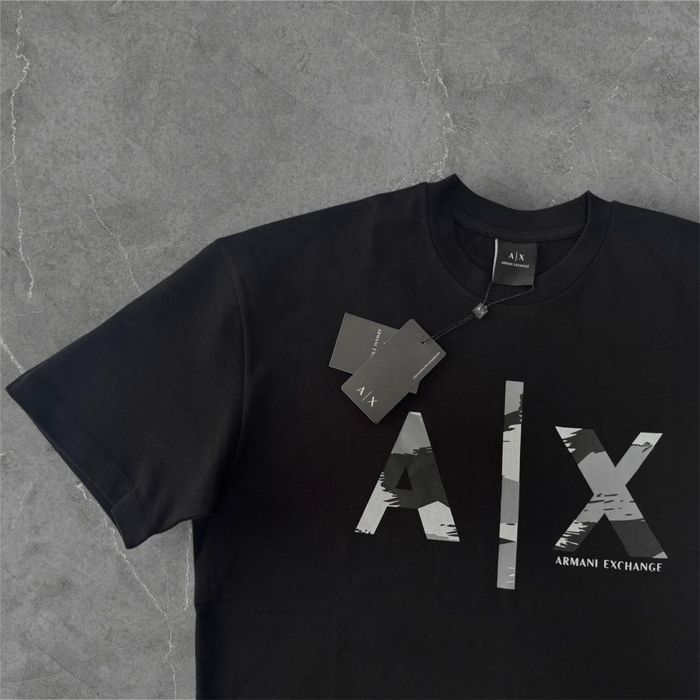 T-shirt męski koszulka MORO AX Armani Exchange CZARNA S