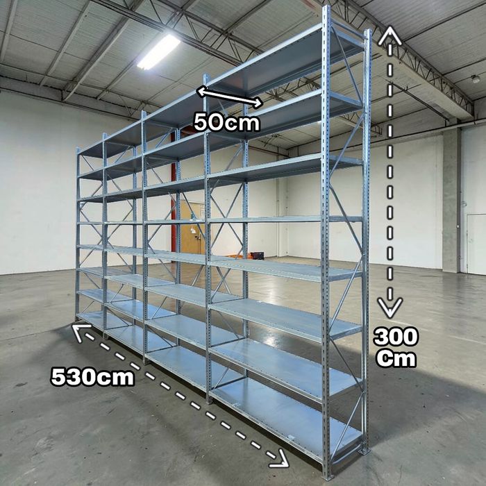 Regały magazynowe półkowe