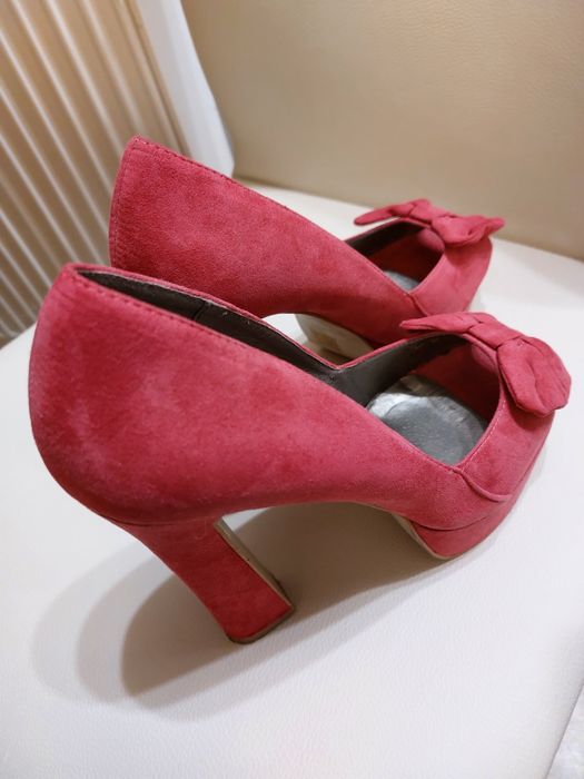 Buty na obcasie różowe Even&Odd rozm.40