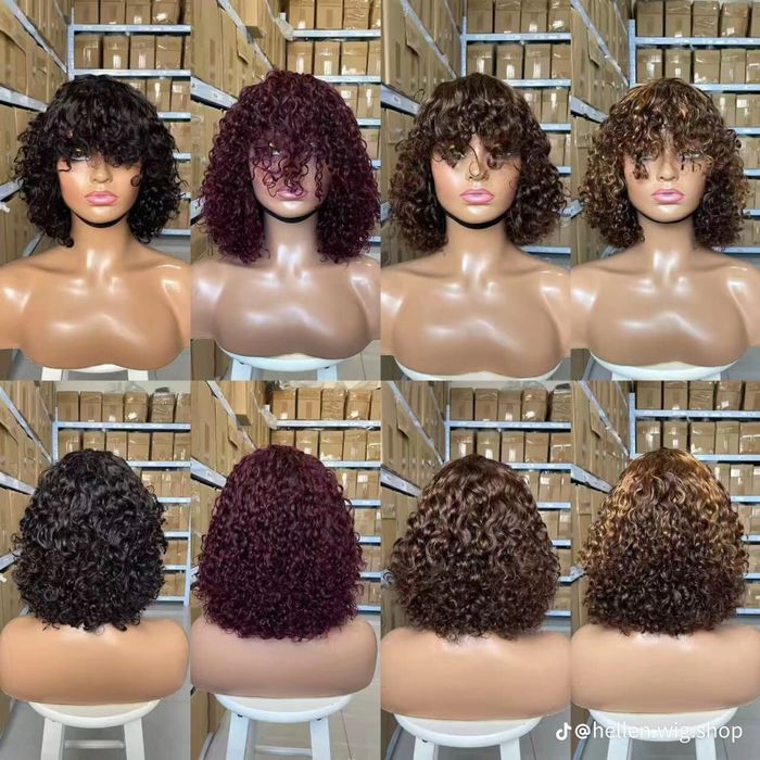 Perucas de cabelo 100% humano