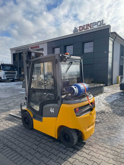 Wózek widłowy gazowy Jungheinrich TFG316 | Kabina | Triplex 5.5m