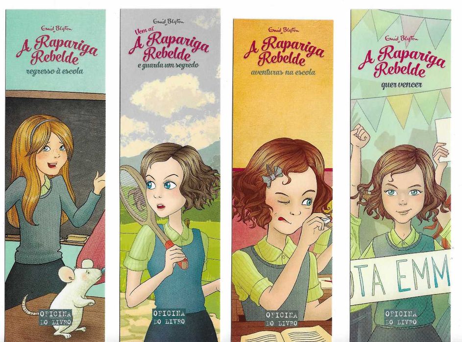 Marcadores de livros A rapariga rebelde  - 7 unidades - olx X10585