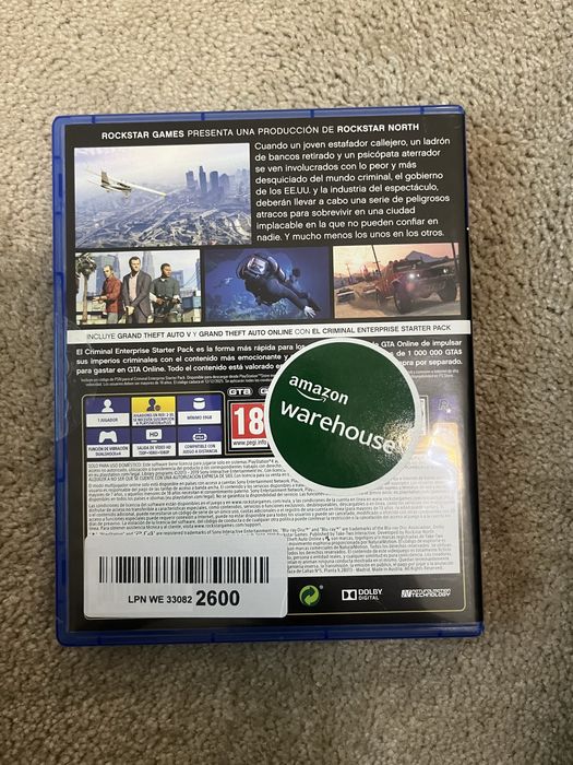 Grand Theft Auto V PS4