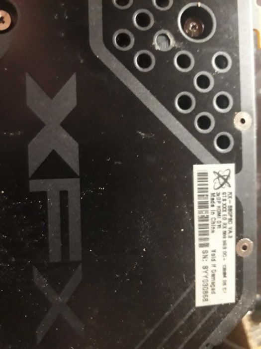 Продам XFX 580 (На ремонт,запчати)