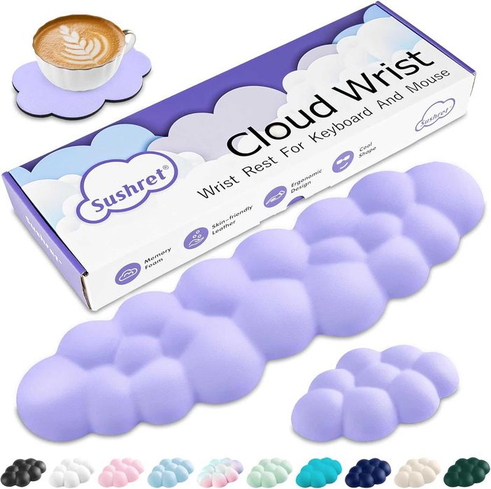 Коврик для клавиатуры Cloud Soft Comfort с эффектом памяти 3D