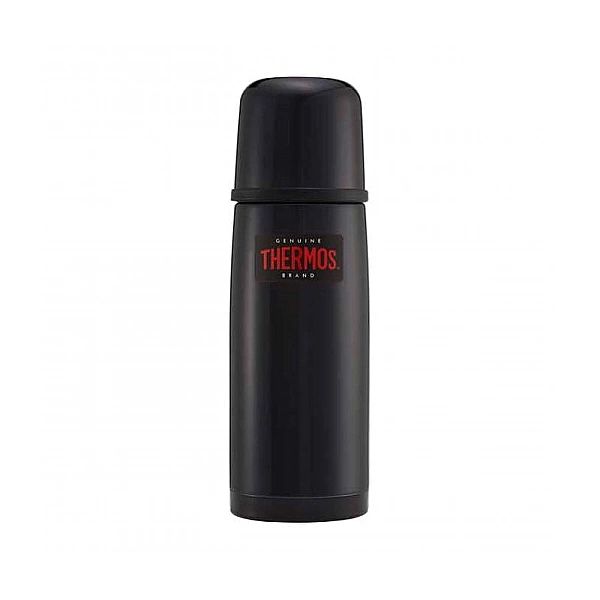 Termos z przyciskiem na nakrętce oraz z kubkiem Thermos 0,35l ciemnoni