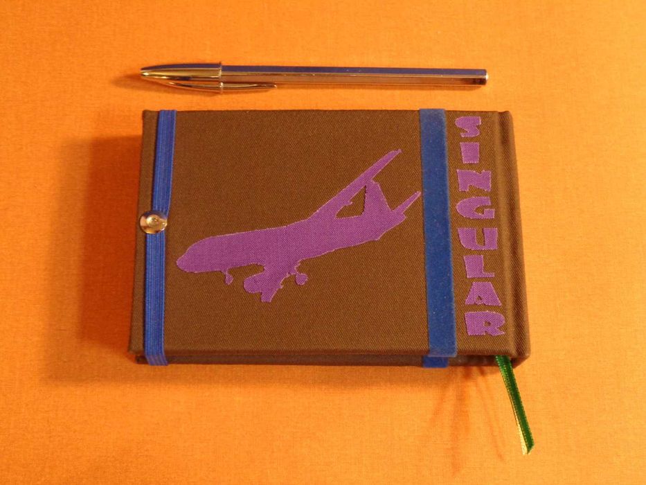 A6 Classic Stitching Logbook for Flight Attendants. Shipping Included.64551545334531122