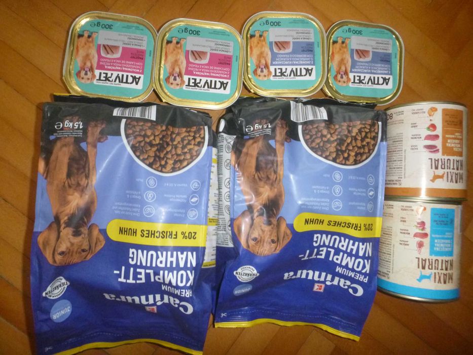 Karma dla PSA sucha (3kg) i mokra [2,8kg] mix - cena za całość
