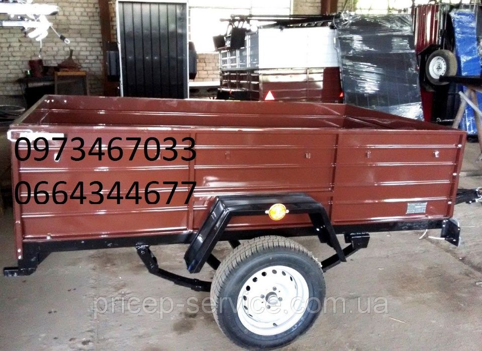 Прицеп легковой усиленный коричневий  от производителя