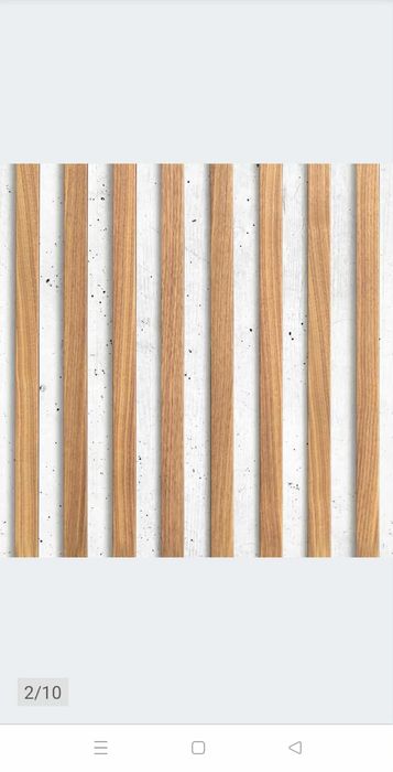 Tapeta lamele na betonie 3d  3szt calosc 160zl