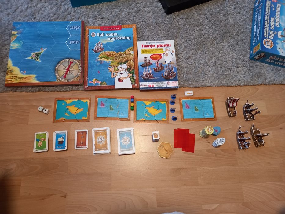 Edukacyjna gra planszowa- byli sobie podróżnicy