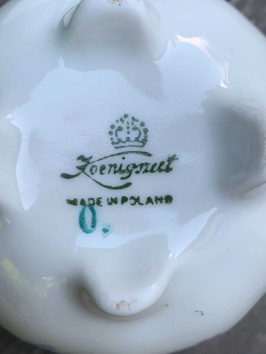 porcelanowa filiżanka ze spodkiem Koenigstat, Jaworzyna , Karolina