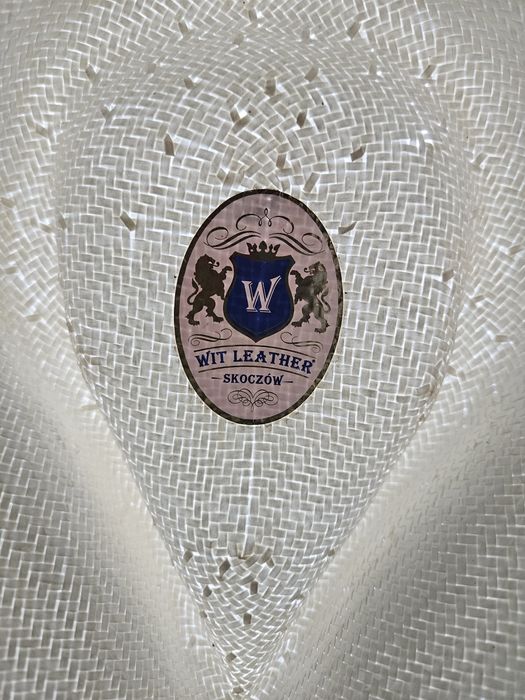 Nowy kapelusz  Panama Elegante WIT Leather Skoczów r. 58