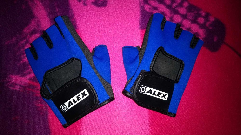 Rękawiczki na siłownię treningowe neoprenowe rozmiar L