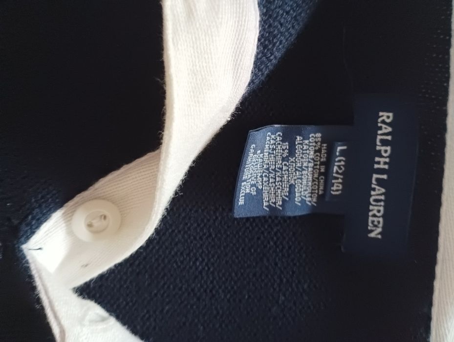 Vestido malha Ralph Lauren,T.L (12-14 anos))