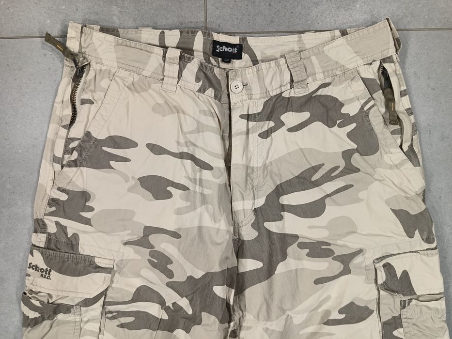 Krótkie spodenki bojówki Schott NYC męskie roz. M/L pustynna burza