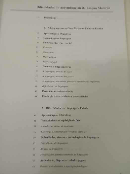 Universidade Aberta ( Dificuldades de Aprendizagem da Língua Materna )