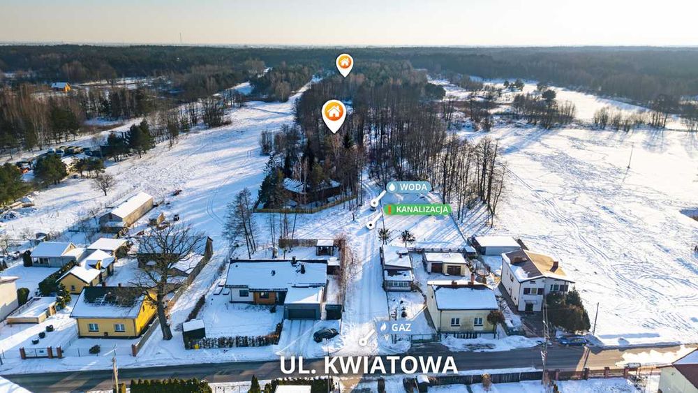 Działka pod zabudowę jednorodzinną 5065 m². Mariew, gm. Stare Babice