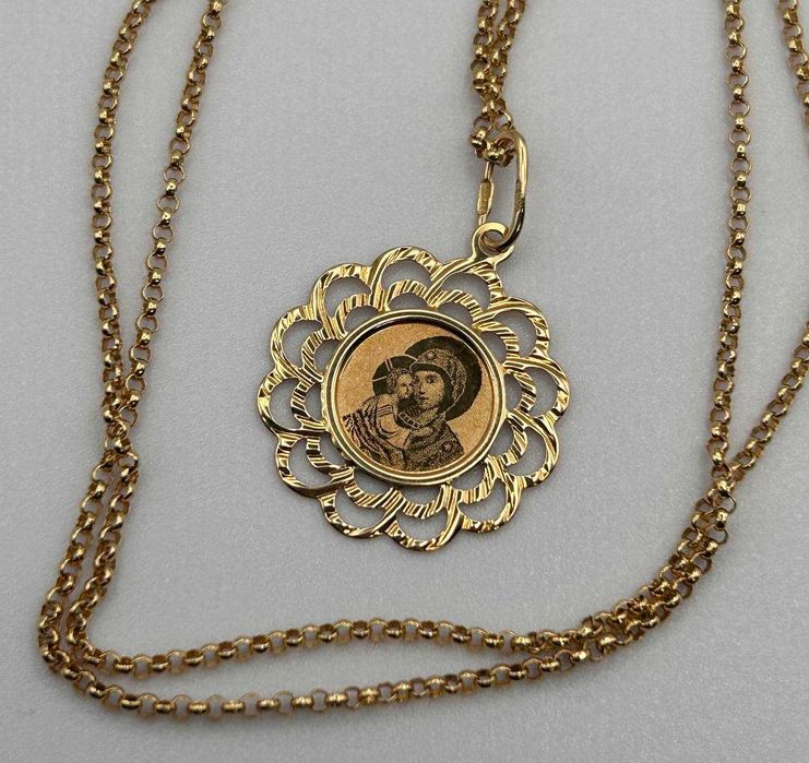 Золота ладанка, вага 0,96 грам, артикул 798