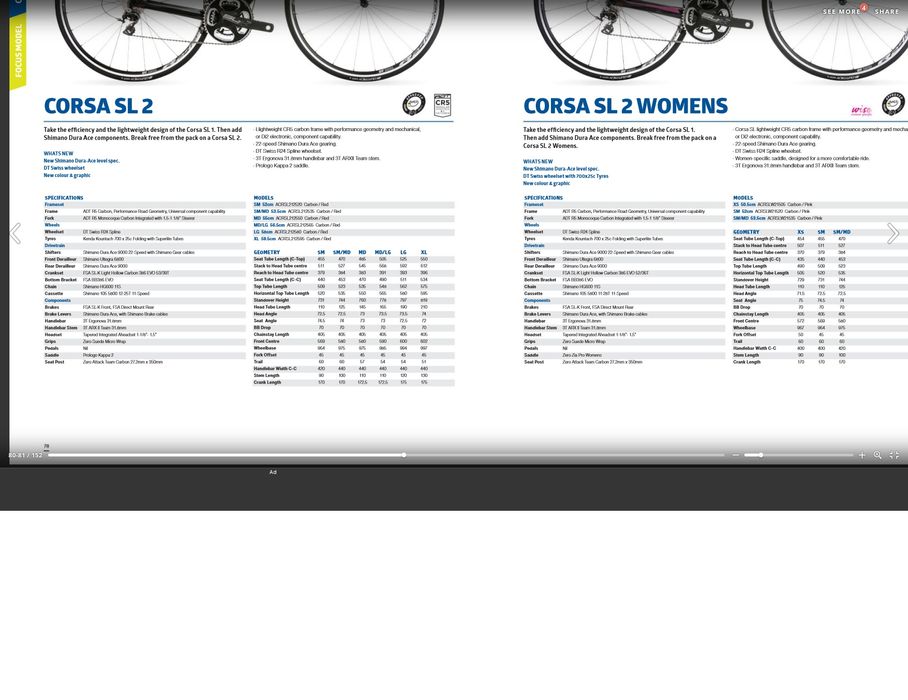 Bicicleta Avanti tam M 55 - Ultegra 2x11