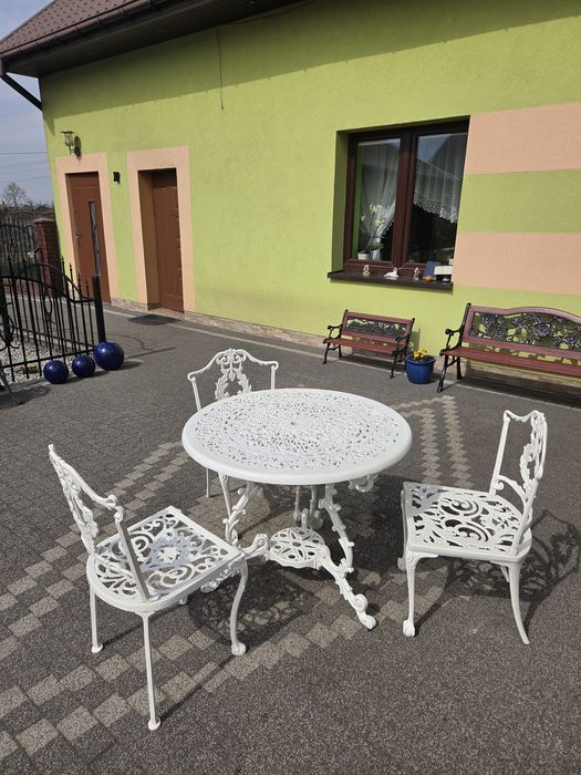 Zestaw ogrodowy aluminiowy