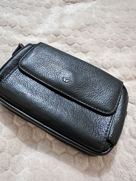 Сумка Tergan на пояс кожанная