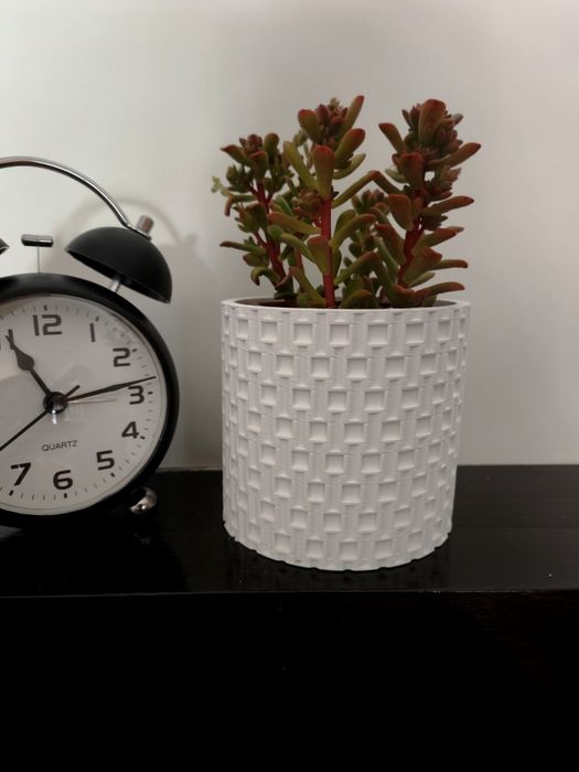Vaso Decorativo Branco Mate