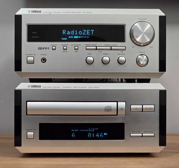 Yamaha PianoCraft RX-E200 + CDX-E200 Amplituner + Odtwarzacz CD