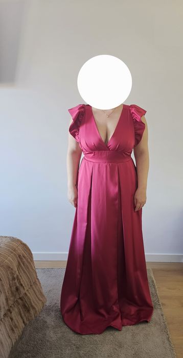 Vestido de cerimónia fushia