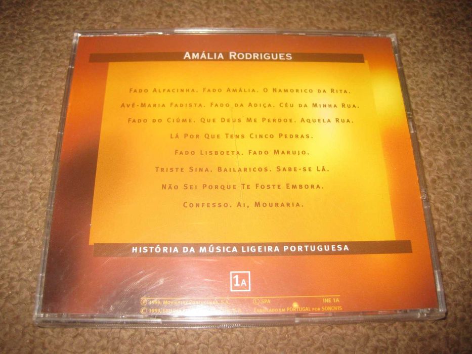 CD da Amália Rodrigues "Os Inesquecíveis" Portes Grátis!