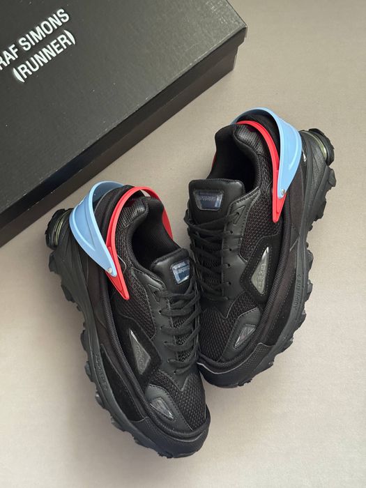Новинка! Кросівки Raf Simons Response Trail 2 Raf Simons Core Black Bright Blue• Раф Сімонс