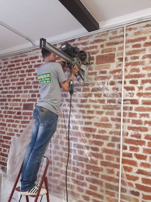 Алмазное бурение Киев. Сверление отверстий цена. Вентиляция под ключ