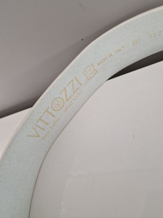 Piekny pasek skórzany Vittozzi