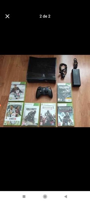 Xbox 360 com jogos
