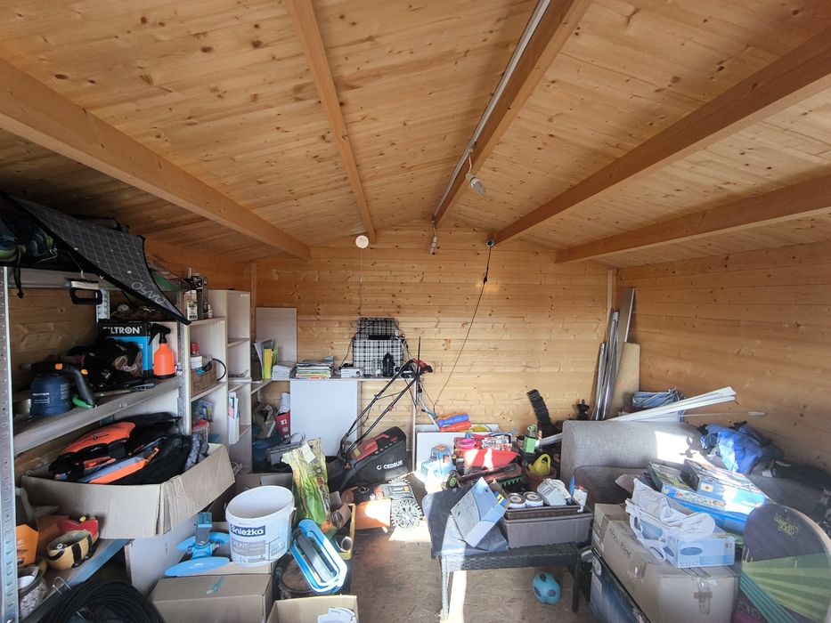 Domek narzędziowy drewniany balik 40mm 16m2