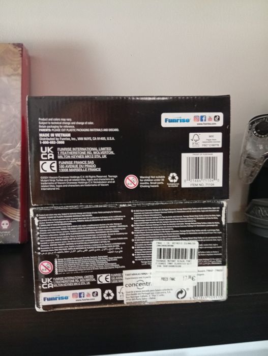 Conjunto de figuras TMNT ninja turtles