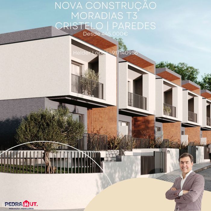 Moradias Novas V3 Cristelo| Paredes |Pré-Vendas