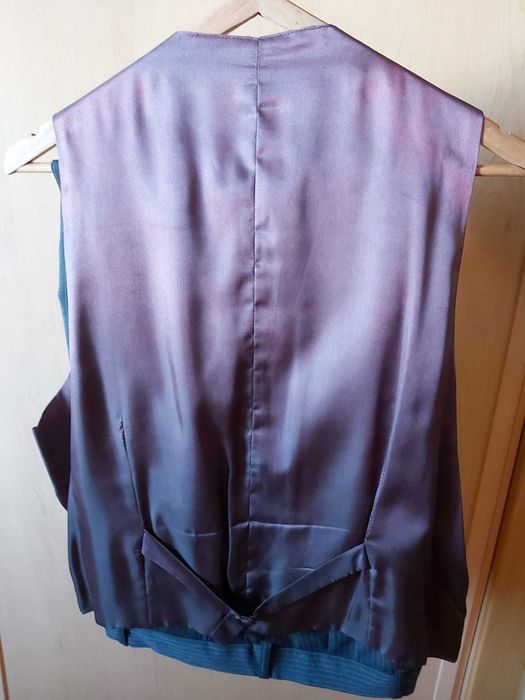 Fato de Homem Cinzento Listado