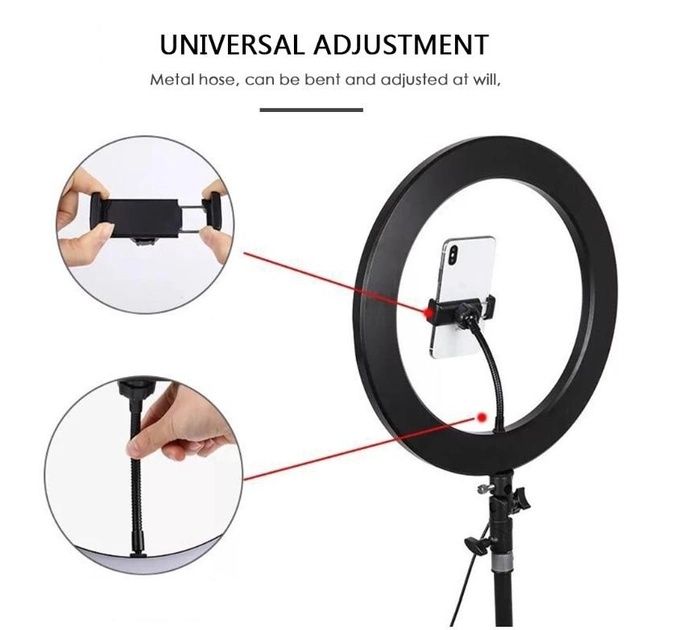 Кольцевая лампа RING SUPPLEMENTARY LAMP Nonpolar Dimming 36см с держат