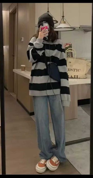 Світшот в полоску розмір М