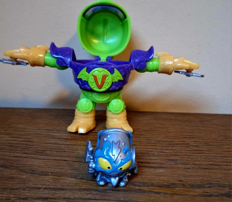 SuperThings Power Machines – Robot PowerBot Iron Ninja + Figurka