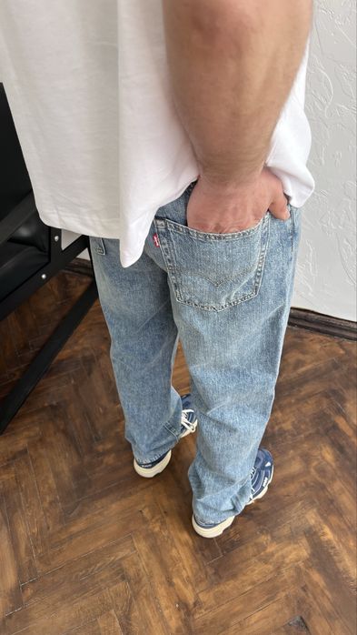 ОРИГІНАЛ 100%Джинси Levi’s 568 Premium Льон+ Денім