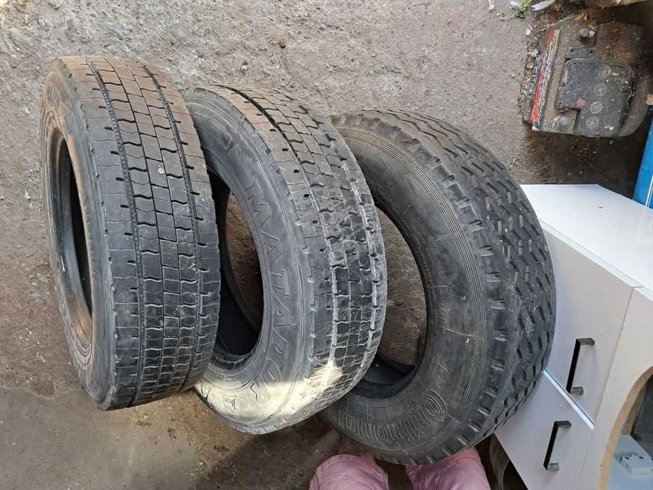 2 × Opony Matador 225/75 17.5 i Continental ten sam rozmiar
