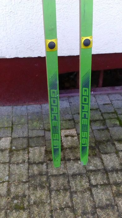 Narty biegowe drewniane