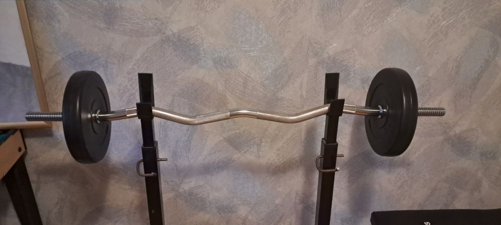 Штанга кривой гриф w  гриф